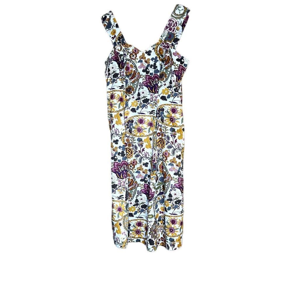 J. Peterman size 8 sun-dress floral summery cotton vacation